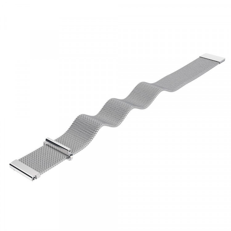 Миланский сетчатый браслет Luxury для Samsung Gear S3 Frontier / S3 Classic / Galaxy Watch 46мм / Watch 3 (45мм) (серебряный)