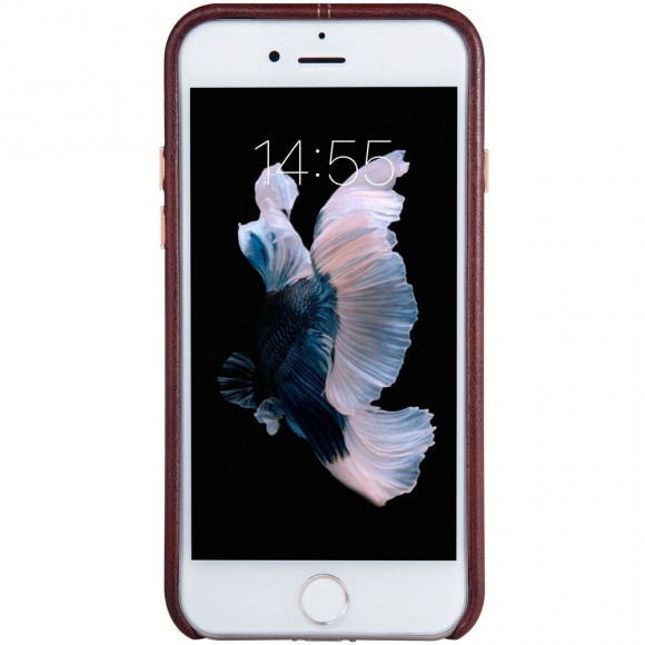 Кожаный чехол - накладка NILLKIN Englon для iPhone 7 (коричневый) Кожаный чехол - накладка NILLKIN Englon для iPhone 7 (коричневый)