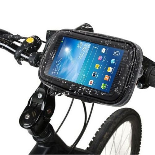 Универсальный влагостойкий вело-держатель для смартфонов 5"
