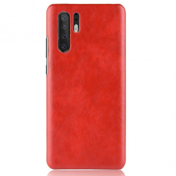 Кожаная накладка-чехол Litchi Texture для Huawei P30 Pro (красный) Кожаная накладка-чехол Litchi Texture для Huawei P30 Pro (красный)
