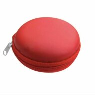 Чехол для наушников 75x75x28мм. (красный)