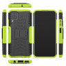 Чехол Hybrid Armor для Huawei P40 lite (черный + зеленый)