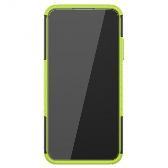 Чехол Hybrid Armor для Huawei P40 lite (черный + зеленый) Чехол Hybrid Armor для Huawei P40 lite (черный + зеленый)