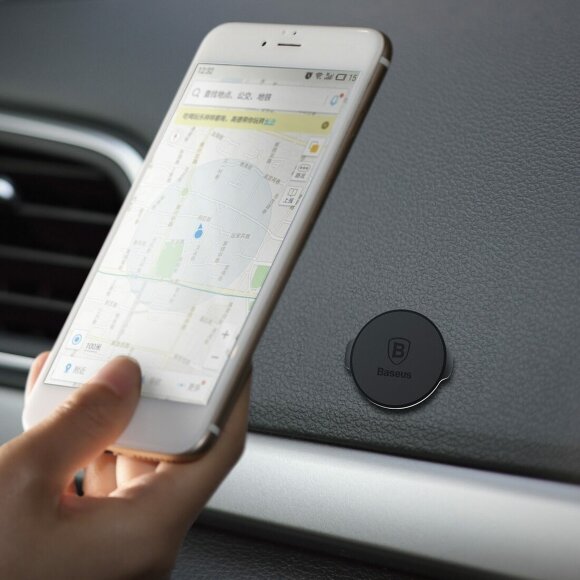 Универсальный магнитный держатель Baseus Flat Type (розовое золото)