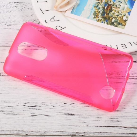 Нескользящий чехол для LG K8 (2017) X300 / M200N (малиновый) Нескользящий чехол для LG K8 (2017) X300 / M200N (малиновый)