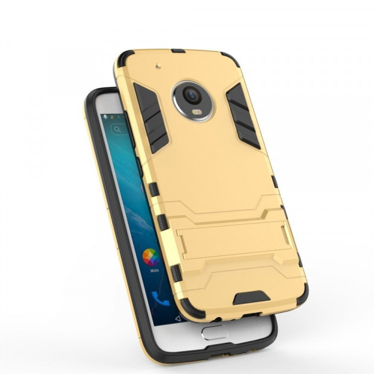 Чехол Duty Armor для Motorola Moto G5 Plus (золотой)
