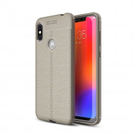 Чехол-накладка Litchi Grain для Motorola One Power (P30 Note) (серый) Чехол-накладка Litchi Grain для Motorola One Power (P30 Note) (серый)
