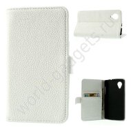 Горизонтальный чехол для LG Google Nexus 5 (белый) Горизонтальный чехол для LG Google Nexus 5 (белый)