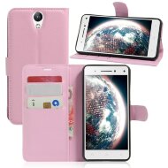 Чехол с визитницей для Lenovo Vibe S1 Lite (розовый) Чехол с визитницей для Lenovo Vibe S1 Lite (розовый)