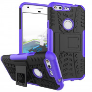 Чехол Hybrid Armor для Google Pixel (черный + фиолетовый) Чехол Hybrid Armor для Google Pixel (черный + фиолетовый)