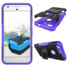 Чехол Hybrid Armor для Google Pixel (черный + фиолетовый)
