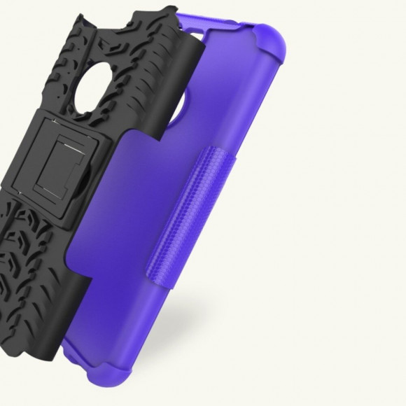 Чехол Hybrid Armor для Google Pixel (черный + фиолетовый)