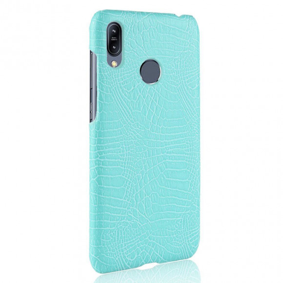 Чехол Crocodile Texture для Asus Zenfone Max (M2) ZB633KL (голубой) Чехол Crocodile Texture для Asus Zenfone Max (M2) ZB633KL (голубой)