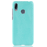 Чехол Crocodile Texture для Asus Zenfone Max (M2) ZB633KL (голубой)