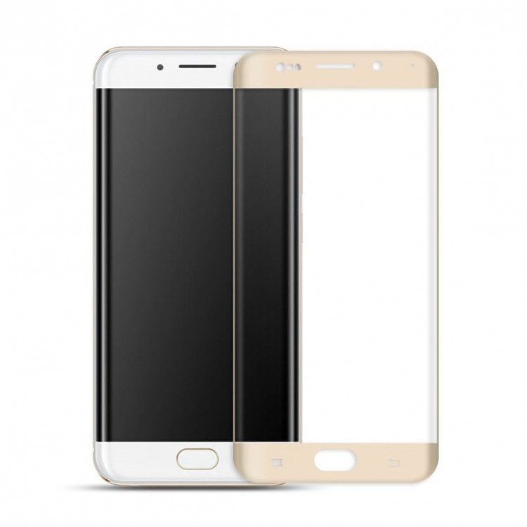 Защитное стекло 3D для Vivo XPlay 6 (золотой)