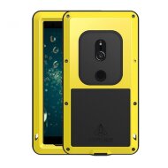 Гибридный чехол LOVE MEI для Sony Xperia XZ2 (желтый)