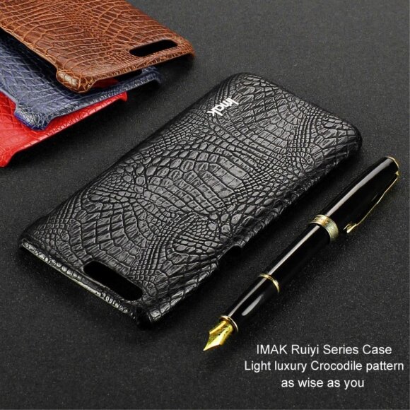 Чехол-накладка iMak Ruiyi Crocodile для OnePlus 5 (черный) Чехол-накладка iMak Ruiyi Crocodile для OnePlus 5 (черный)