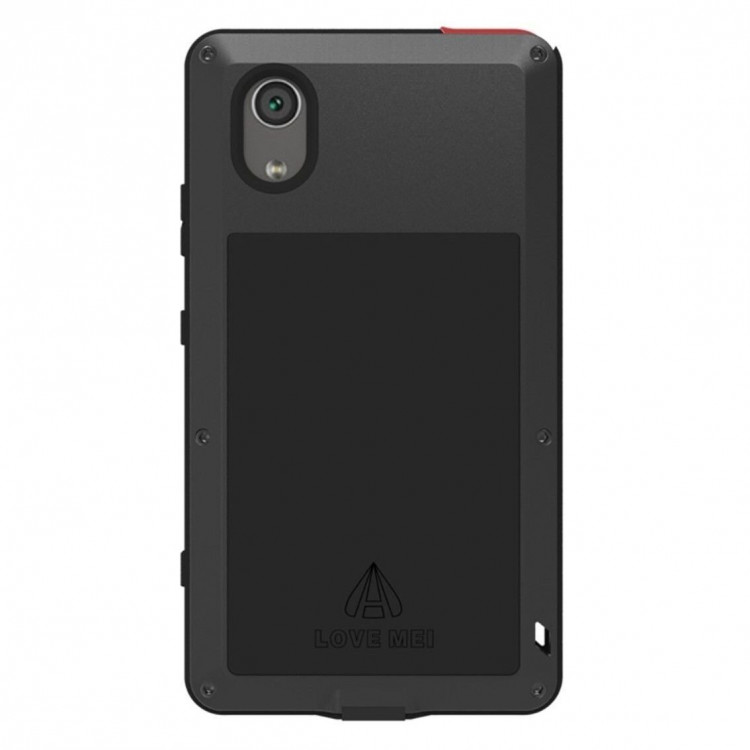 Гибридный чехол LOVE MEI для Sony Xperia XA1 Plus (черный)