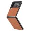 Чехол Carbon Design для Samsung Galaxy Z Flip 4 (коричневый)