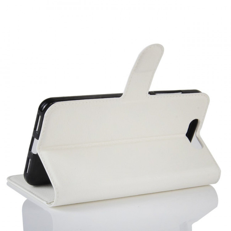 Чехол с визитницей для ZTE Blade V8 (белый)