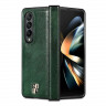 Чехол из натуральной кожи для Samsung Galaxy Z Fold4 (зеленый)