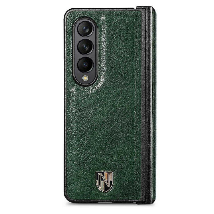 Чехол из натуральной кожи для Samsung Galaxy Z Fold4 (зеленый)