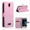 Чехол с визитницей для DOOGEE X6 / X6 Pro (розовый)