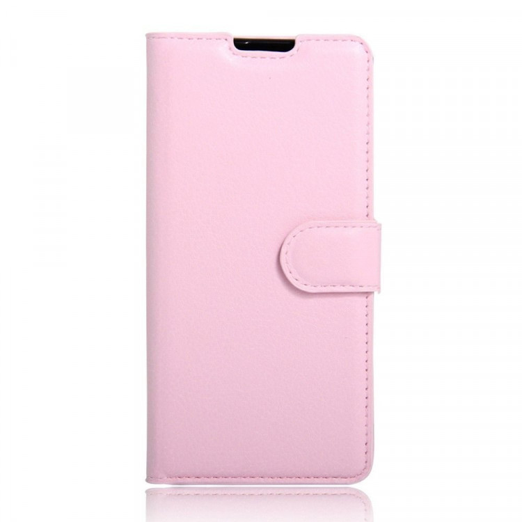 Чехол с визитницей для DOOGEE X6 / X6 Pro (розовый)