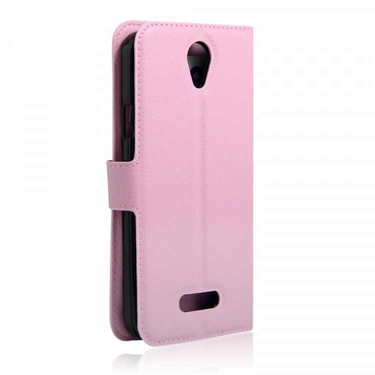 Чехол с визитницей для DOOGEE X6 / X6 Pro (розовый)