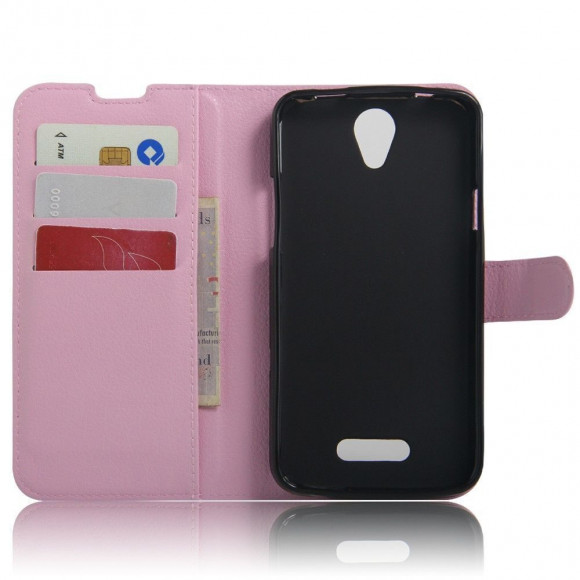Чехол с визитницей для DOOGEE X6 / X6 Pro (розовый) Чехол с визитницей для DOOGEE X6 / X6 Pro (розовый)