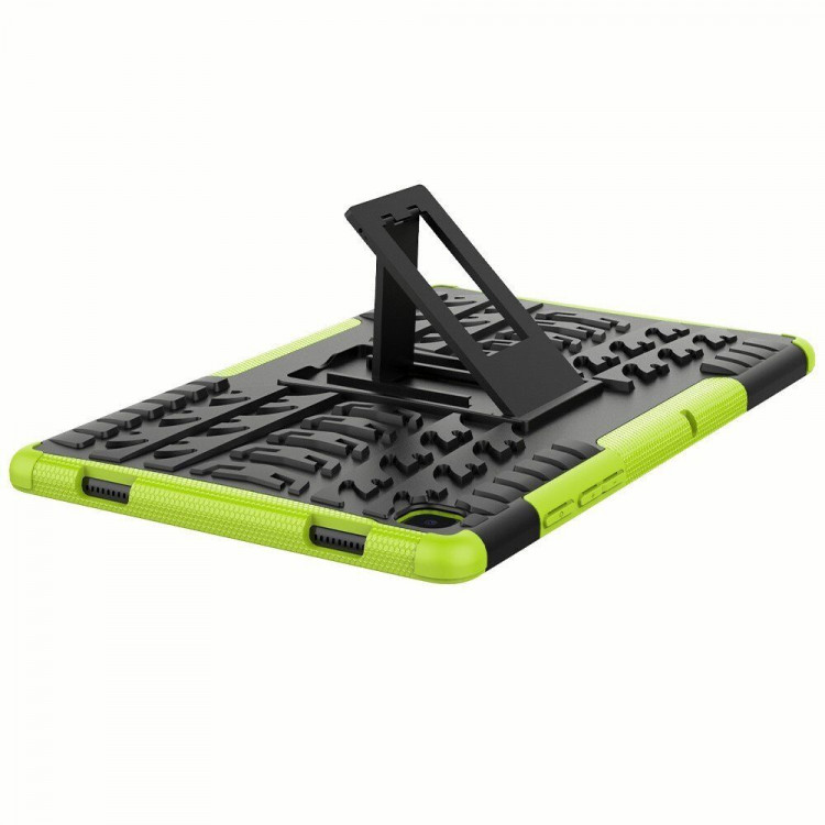 Чехол Hybrid Armor для Samsung Galaxy Tab A7 (2020), Galaxy Tab A7 (2022) SM-T500, SM-T505, SM-T509 - 10,4 дюйма (черный + зеленый)