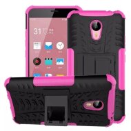 Чехол Hybrid Armor для Meizu M2 Note (черный + розовый)