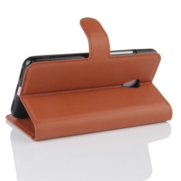 Чехол с визитницей для Meizu M5s (коричневый)