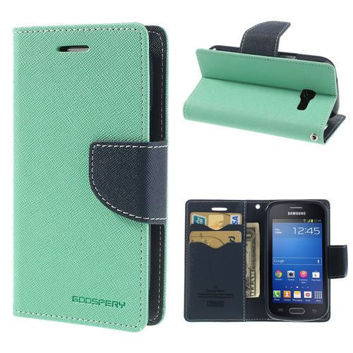 Горизонтальный чехол Mercury для Samsung Galaxy Trend / S7392 (светло-зеленый)