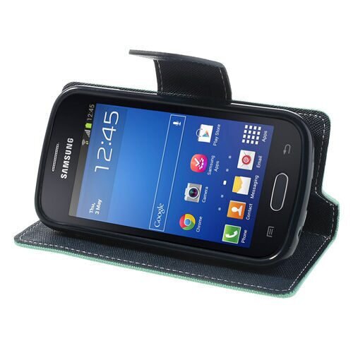 Горизонтальный чехол Mercury для Samsung Galaxy Trend / S7392 (светло-зеленый)