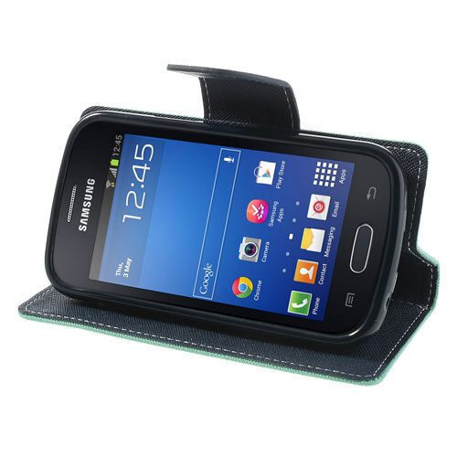 Горизонтальный чехол Mercury для Samsung Galaxy Trend / S7392 (светло-зеленый)