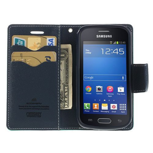 Горизонтальный чехол Mercury для Samsung Galaxy Trend / S7392 (светло-зеленый)