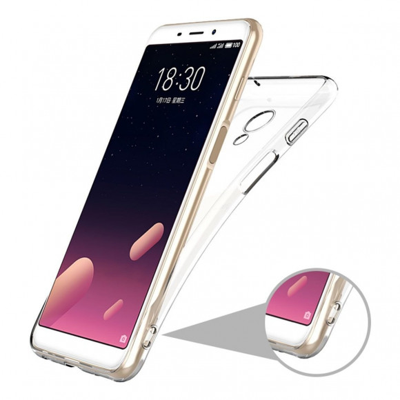 Силиконовый TPU чехол для Meizu M6s
