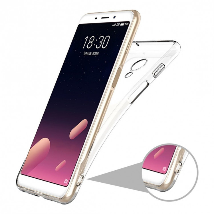 Силиконовый TPU чехол для Meizu M6s
