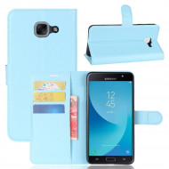 Чехол с визитницей для Samsung Galaxy J7 Max (голубой)