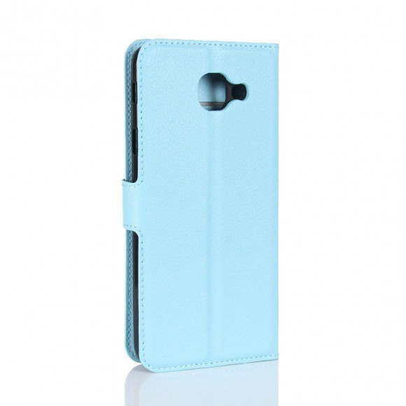 Чехол с визитницей для Samsung Galaxy J7 Max (голубой)