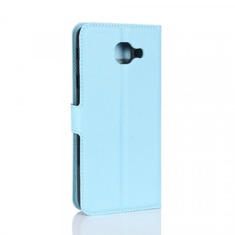 Чехол с визитницей для Samsung Galaxy J7 Max (голубой)
