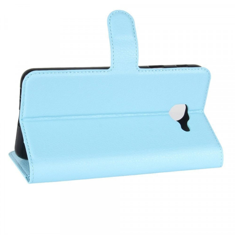 Чехол с визитницей для Samsung Galaxy J7 Max (голубой)