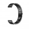 Стальной браслет для Huawei Watch Fit Mini и часов с креплением 16мм (черный)