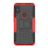 Чехол Hybrid Armor для Xiaomi Redmi Note 6 Pro (черный + красный)