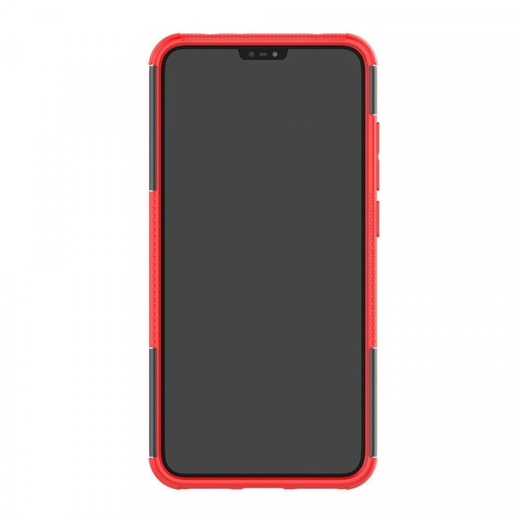 Чехол Hybrid Armor для Xiaomi Redmi Note 6 Pro (черный + красный)