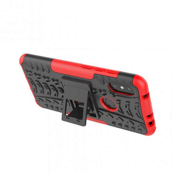 Чехол Hybrid Armor для Xiaomi Redmi Note 6 Pro (черный + красный) Чехол Hybrid Armor для Xiaomi Redmi Note 6 Pro (черный + красный)