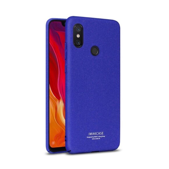 Чехол iMak Finger для Xiaomi Mi 8 (голубой)