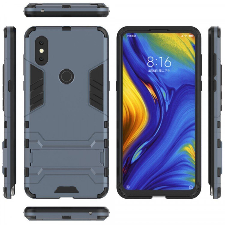 Чехол Duty Armor для Xiaomi Mi Mix 3 (темно-синий)