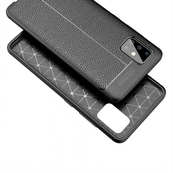 Чехол-накладка Litchi Grain для Samsung Galaxy A51 (красный) Чехол-накладка Litchi Grain для Samsung Galaxy A51 (красный)